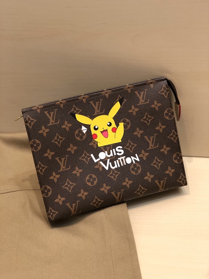 Louis Vuitton 2020 Monogram Clutch Bag,26cm - 루이비통 2020 모노그램 남여공용 클러치백 M47542,LOUB1834,26cm,브라운