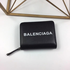 Balenciaga 2020 에브리데이 지퍼월렛 블랙