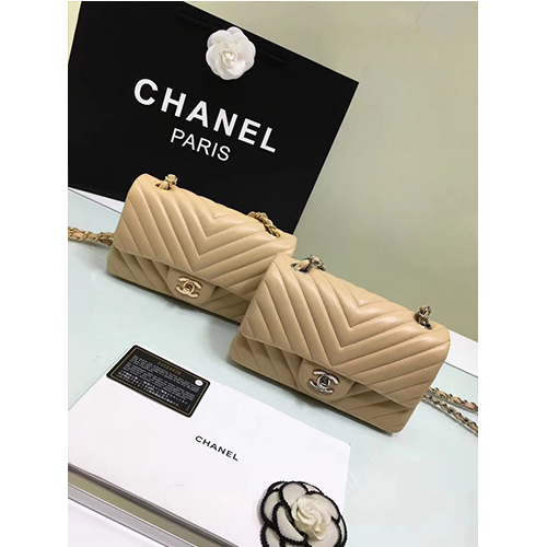 [CHANEL]샤넬 쉐브론 클래식 뉴미니 A1119-4