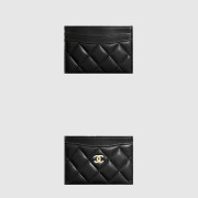 48위 CHANEL 샤넬 카드지갑 캐비어 은장