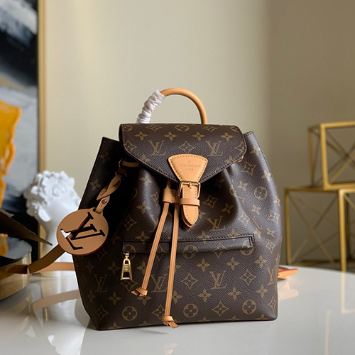  Louis Vuitton 루이비통 모노그램 백팩 베이지,블랙