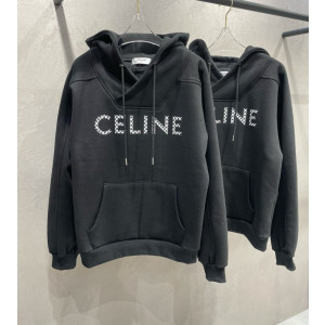 Celine  셀린느 체커 스터드 후드