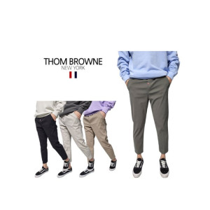 Thom Browne  톰브라운  밴딩 코팅 9부 팬츠