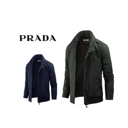 PRADA  프라다 플레이트 사이드지퍼 윈드스토퍼