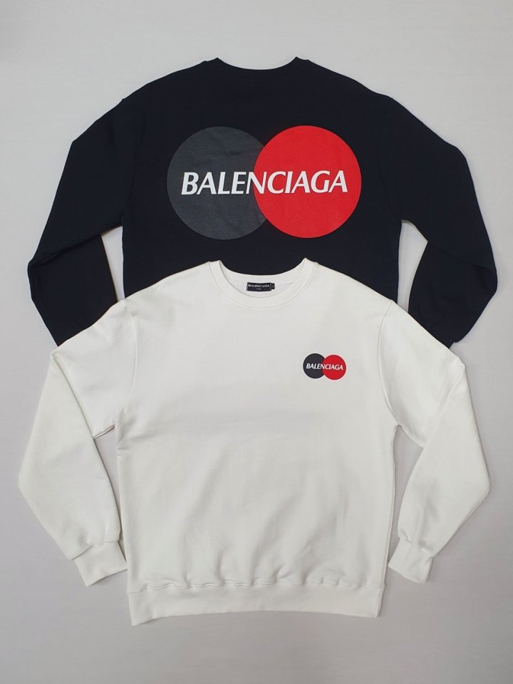 Balenciaga 발렌시아가 원 배색 맨투맨