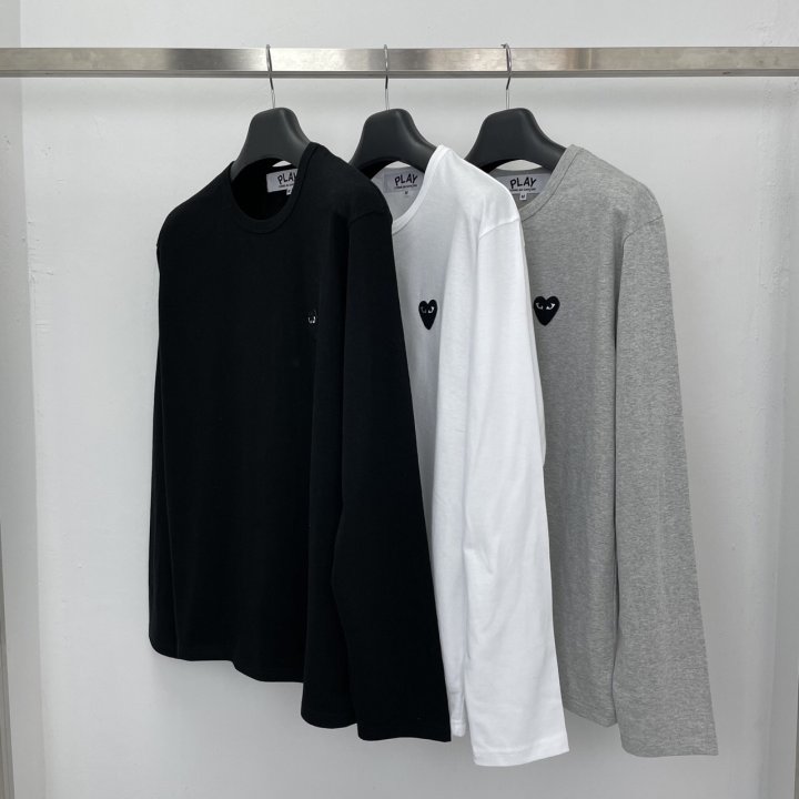  Comme des Garcons 꼼데가르송 블랙와펜 롱슬리브 긴팔티셔츠