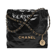 9위 Chanel  샤넬 샤이니 카프스킨 골드메탈 22백 스몰 AS3260