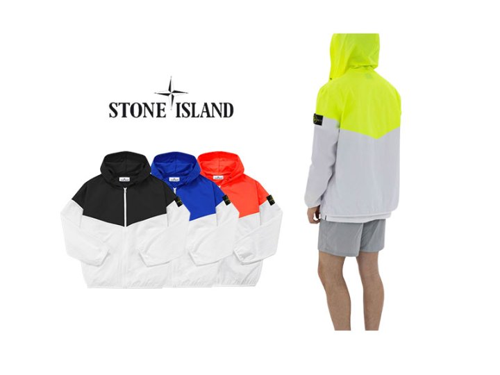 Stone Island 스톤아일랜드 와샤 후드 윈드브레이커