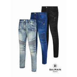 Balmain 발망 22SS 워싱 바이커진