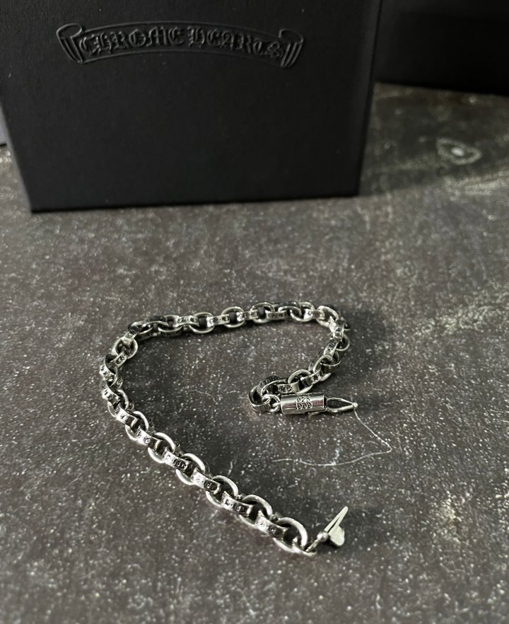 Chrome Hearts 크롬하츠 19시즌 페이퍼체인 8인치 브레이슬릿 silver.925 [1:1제작]