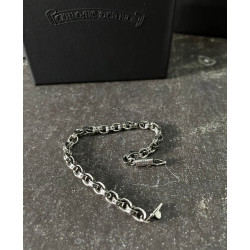 Chrome Hearts 크롬하츠 19시즌 페이퍼체인 8인치 브레이슬릿 silver.925 [1:1제작]