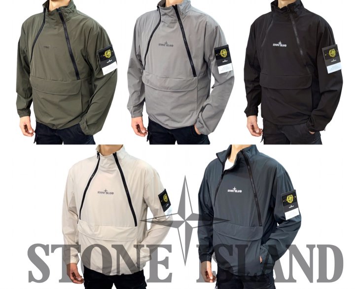 Stone Island 스톤아일랜드 30TH ANIVERSARY 사이드 더블 ZIP 스판 아노락 [컴포트핏]