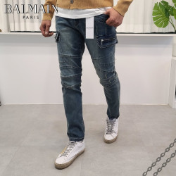 Balmain  발망 무릎절개 카고 팬츠