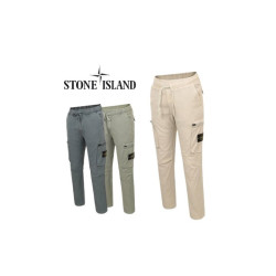 Stone Island 스톤아일랜드 배기핏 와펜 스판 카고팬츠