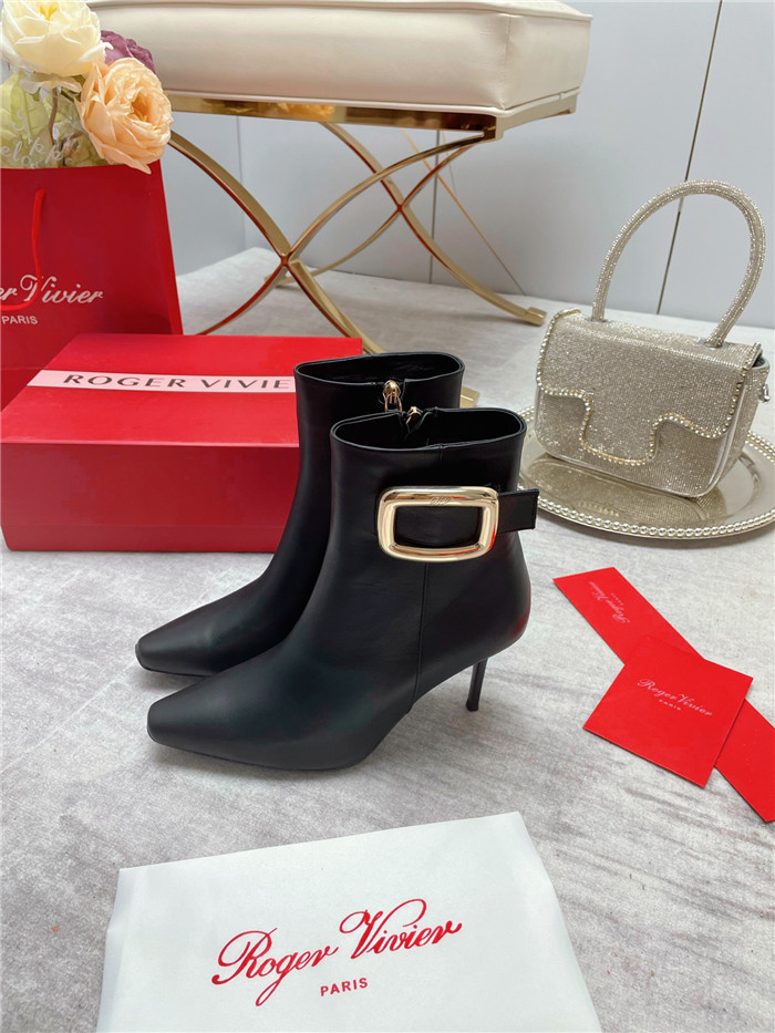 ROGER VIVIER 로저비비에 여성용 부츠 힐(7.5CM) R35011