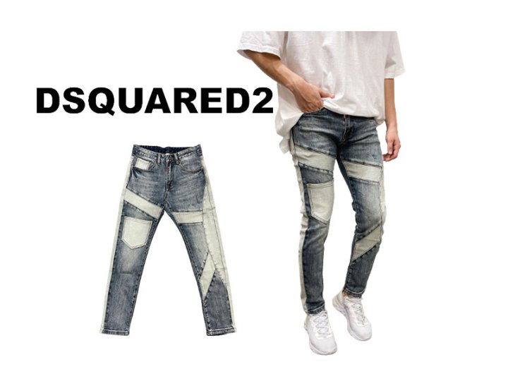 Dsquared2 디스퀘어드2 사선 포켓 워싱 청바지