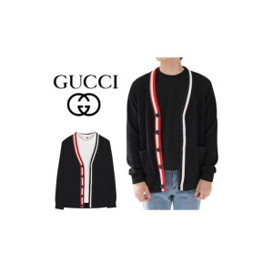 Gucci  구찌 라인배색 가디건