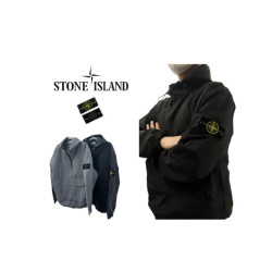 Stone Island  스톤아일랜드  주머니포인트 후드 스트링 아노락 (패치2종)