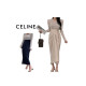 CELINE 셀린느 린넨 크로스 스커트