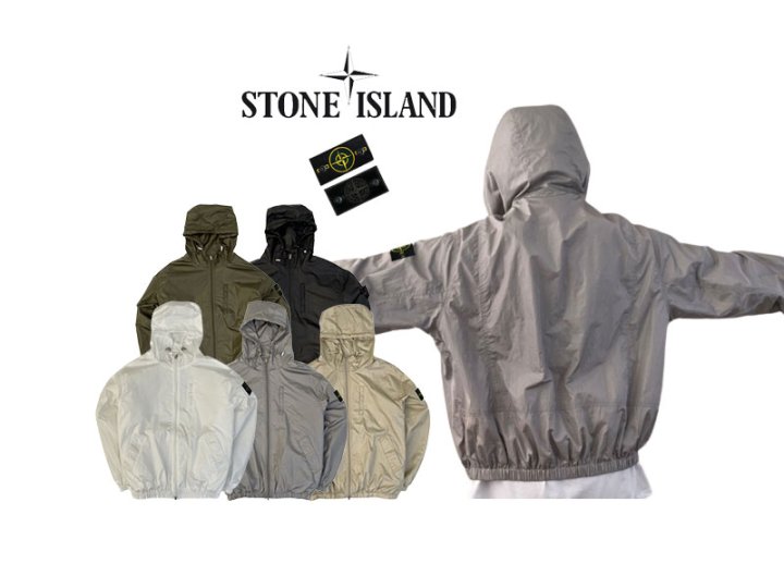 Stone Island  스톤아일랜드 FW 유광 윈드 후드 자켓