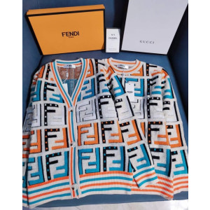 FENDI 펜디 콤비네이션 타월 니트 / 가디건