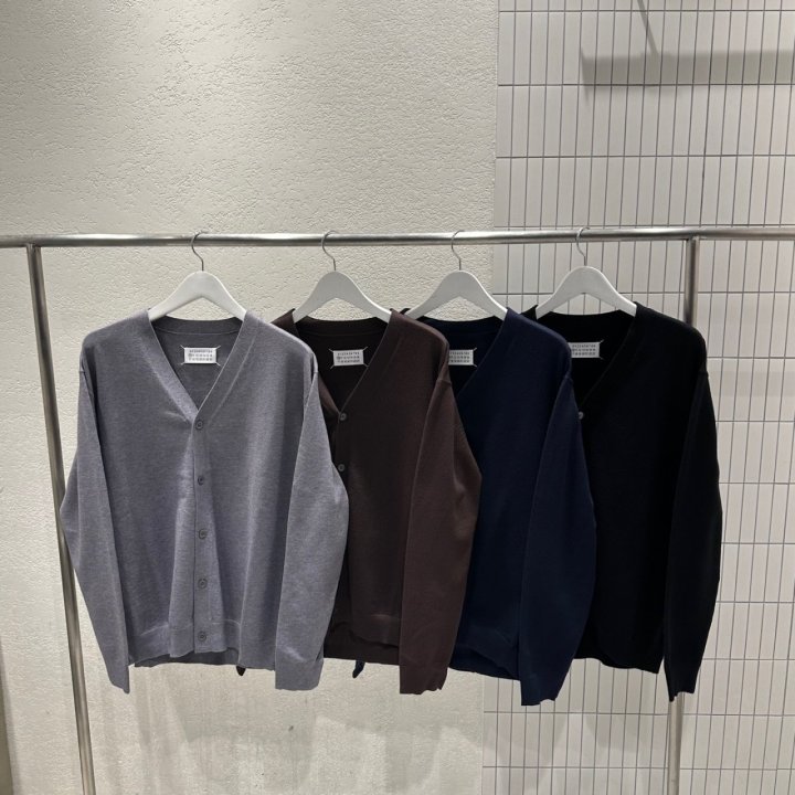 Maison Margiela 메종마르지엘라 스티치 V넥 가디건