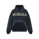 BALENCIAGA 발렌시아가 테잎 로고 크랙 워싱 후드