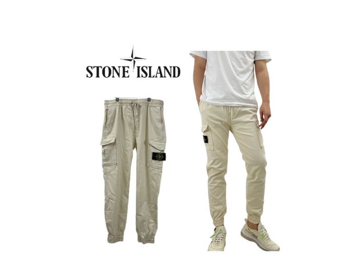 Stone Island 스톤아일랜드 F/W 뒤포인트 워싱 카고 조거팬츠