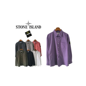 Stone Island 스톤아일랜드 와펜 오버핏 피그먼트 셔츠