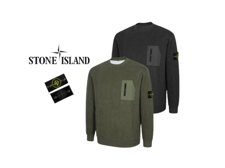 Stone Island 스톤아일랜드 포켓 코듀로이 맨투맨