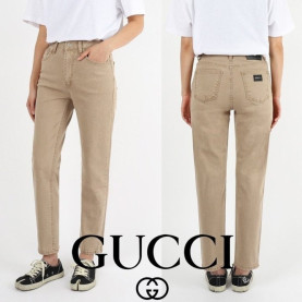 GUCCI  구찌 불박패치 피그먼트 여성 슬림진