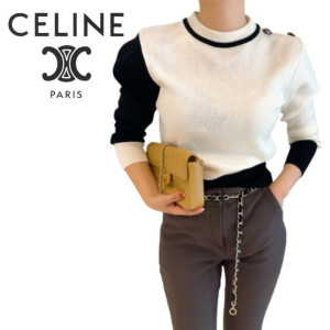 CELINE 셀린느 모노 라운드 니트