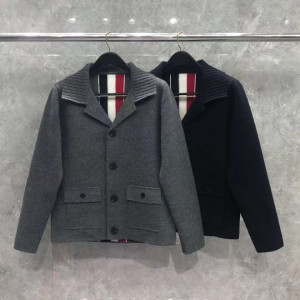 Thom Browne 톰브라운 인타르시아 스트라이프 워크맨 자켓