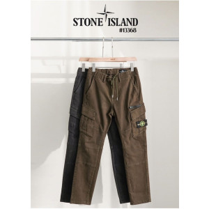 Stone Island 스톤아일랜드 남성 포켓 카고지퍼 밴딩 팬츠