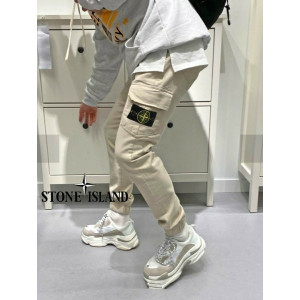 Stone Island 스톤아일랜드 면카고 반밴딩 조거