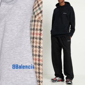 BALENCIAGA 발렌시아가 BB자수 로고 후드