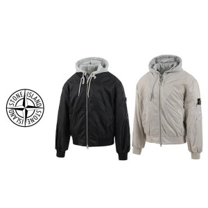 Stone Island 스톤아일랜드 이중후드 항공점퍼