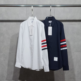 THOM BROWNE 톰브라운 배색완장 베이직 셔츠