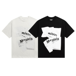 Maison Margiela 메종마르지엘라 627 페이퍼 로고 반팔