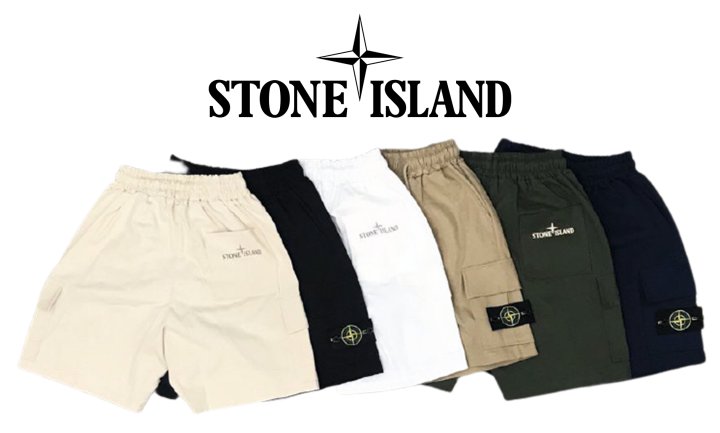 Stone Island  스톤아일랜드 리플렉터 카고 밴딩 유틸리티 숏팬츠