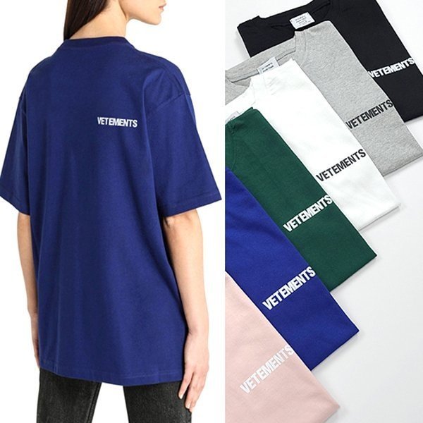 Vetements 베트멍 더블로고 반