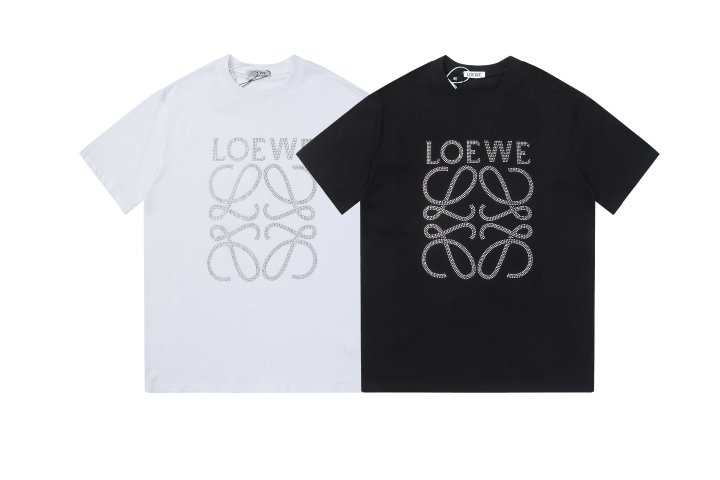 Loewe 로에베 2326 스팽글 아나그램 로고 반팔 　