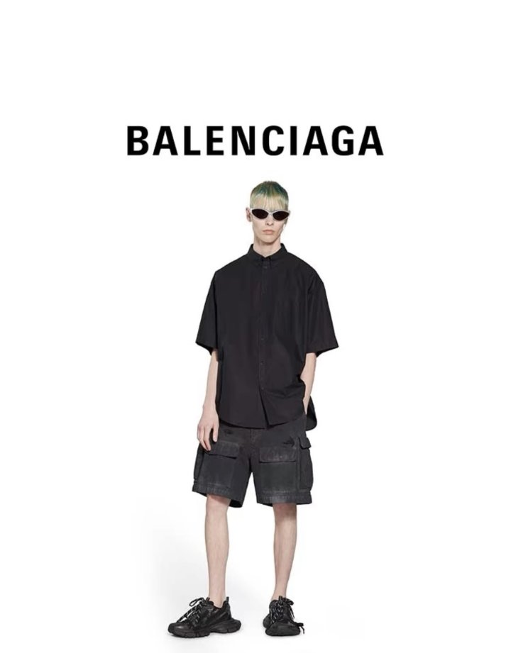 BALENCIAGA 발렌시아가 백로고 반바지 1