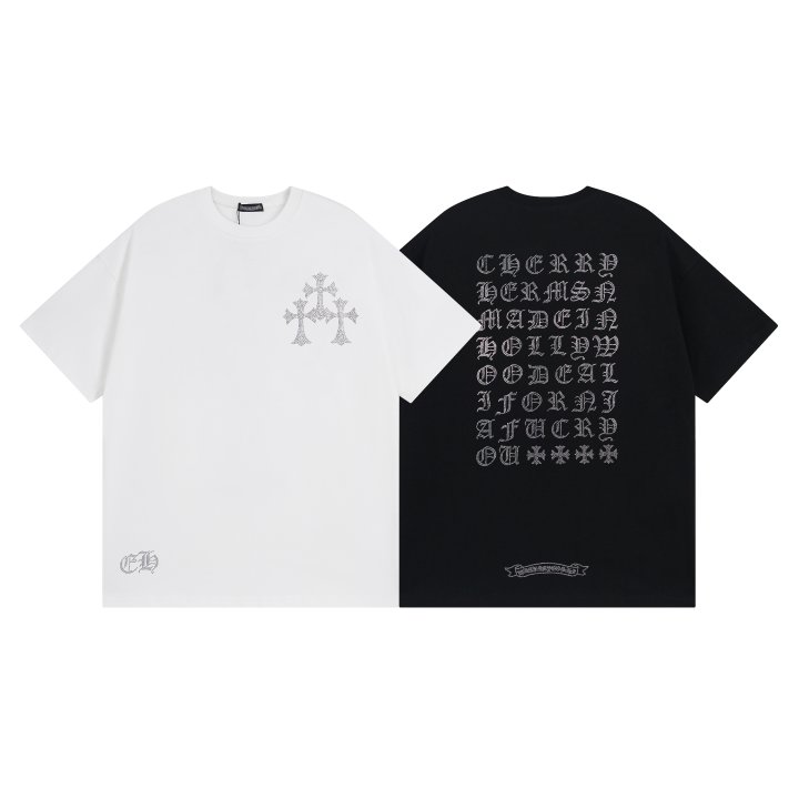 Chrome Hearts 크롬하츠 핫피스 멀티 크로스 레터링 반팔