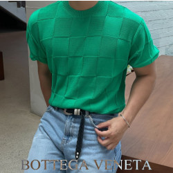 Bottega Veneta 보테가베네타 스퀘어 반팔 니트