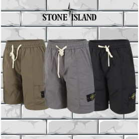 Stone Island 스톤아일랜드 카르티에 나일론 카고 포켓 반바지