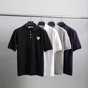 Comme des Garcons 꼼데가르송 골드와펜 PK 반팔 카라티