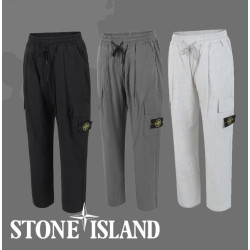 Stone Island 스톤아일랜드 와이드 와샤 카고 팬츠