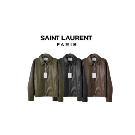 Saint Laurent 세인트로랑 비건 레더 오버핏 자켓