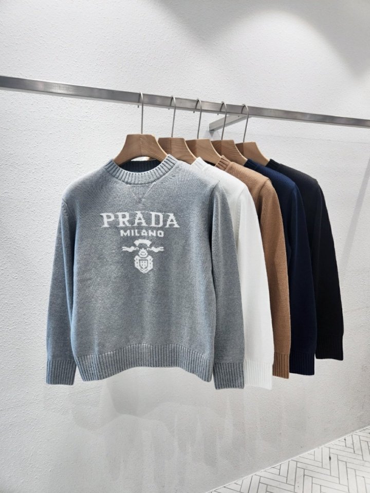  PRADA 프라다 여성 인타르시아 니트